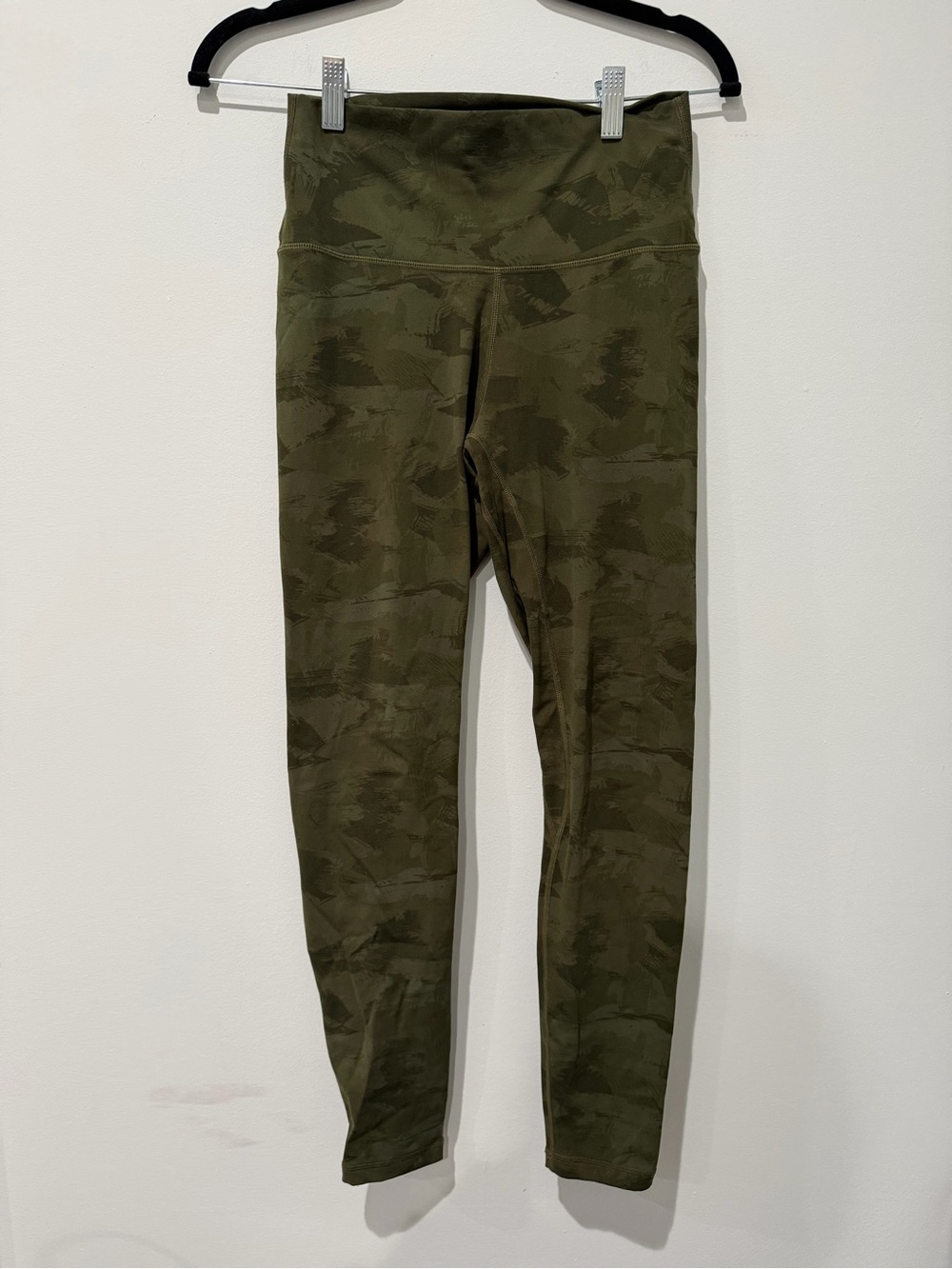 Women’s Olive Green High-Waist Leggings